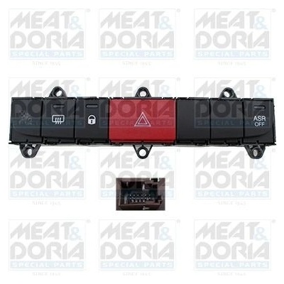 Vypínač výstražných blikačů MEAT & DORIA 206048