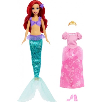 Mattel Disney Princess Ariel s princeznovskými šatami