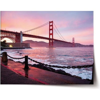 Sablio Plagát Golden Gate - 60x40 cm