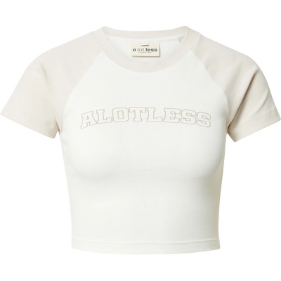 A LOT LESS Тениска 'Smilla' бяло, размер S