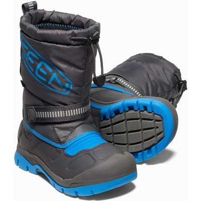 Keen Snow Troll WP JR magnet blue aster Šedá