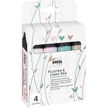 Kreul Puffy Комплект химикалки Chalky Moments 4 бр (49831)