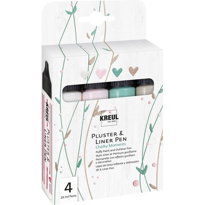 Kreul Puffy Комплект химикалки Chalky Moments 4 бр (49831)