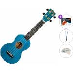Mahalo MS1TBU Standard SET Transparent Blue Сопрано укулеле (MS1TBU-STANDARD-SET)