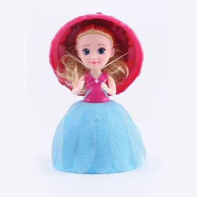 Кукла сладолед Мелба с четка - синя + розово gelato