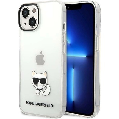 KARL LAGERFELD Кейс Karl Lagerfeld KLHCP14MCTTR за iPhone 14 Plus 6.7", твърд, clear /, прозрачен, Choupette Body (3666339076528)