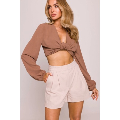 Moe dámske šortky béžová M860