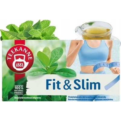 Teekanne Bylinkový čaj Zelený Fit & Slim 20 vrecúšok
