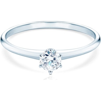 SAVICKI Годежен пръстен The Journey: бяло злато, лабораторен диамант