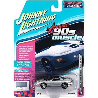 Johnny Lightning Pontiac Firebird Trans Am WS6 1999 šedá 1:64