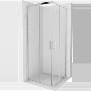 Mexen Rio квадратна душ кабина 80 x 80 см, прозрачна, хром - 860-080-080-01-00 (860-080-080-01-00)