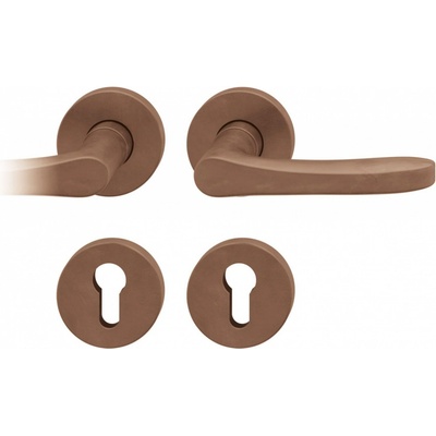 FSB 79 1043 panikové Bronz masivní s patinou, klika, Dělený čtyřhran, Levé