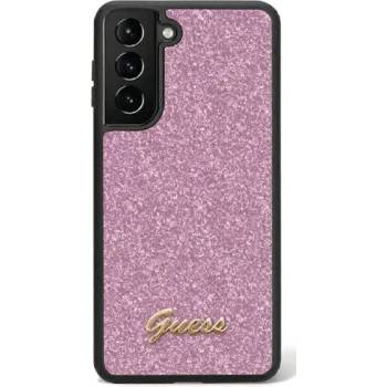 GUESS GUHCS24SHGGSHU S24 S921 purple hardcase Glitter Script (GUHCS24SHGGSHU)