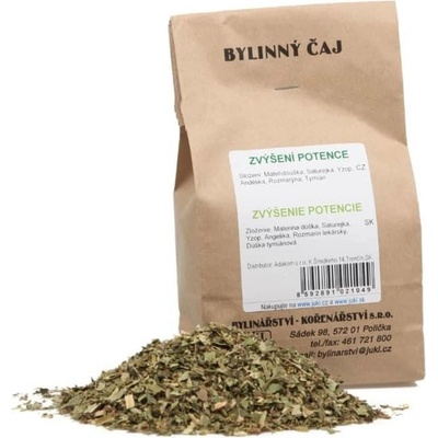 Jukl Bylinářství kořenářství ZVÝŠENÍ POTENCE bylinný čaj 100 g