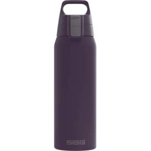 SIGG - Insulated drinking bottle - Thermos bottle Shield Therm One Nocturne carbonated drinks - Leak-proof - Dishwasher safe - BPA-free - 90% recycled stainless steel - Dark purple - 0.75L - 6021.30 (6021.