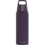 SIGG - Insulated drinking bottle - Thermos bottle Shield Therm One Nocturne carbonated drinks - Leak-proof - Dishwasher safe - BPA-free - 90% recycled stainless steel - Dark purple - 6021.30 (6021.30)