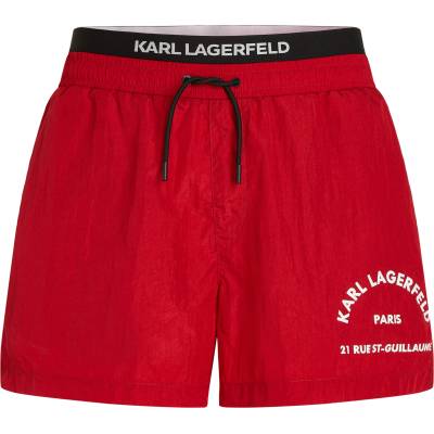 Karl Lagerfeld Шорти за плуване червено, размер XS
