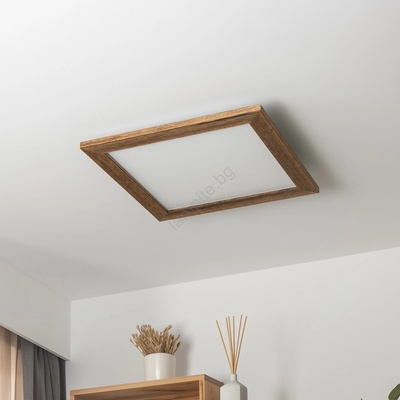 Brilagi - димируемо LED осветително тяло SLIMFRAME WOOD LED/36W/230V 49, 5x49, 5 cm + ДУ (BG1540C)