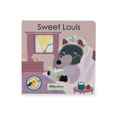 Lilliputiens - тактилна и звукова книга - вълкът Людвик