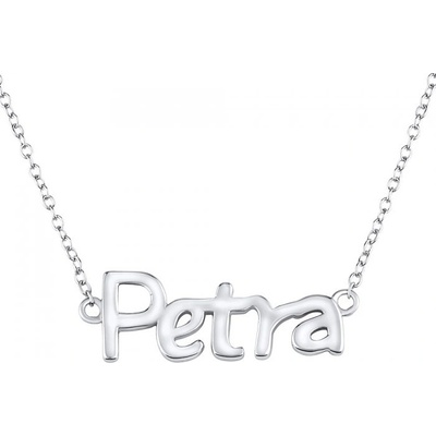 SILVEGO Strieborná retiazka s menom Petra JJJ1859-PET