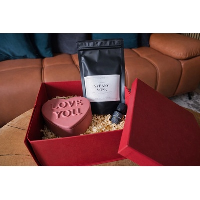 VOJA HOME Sada Love You – miska & sypaná svíčka