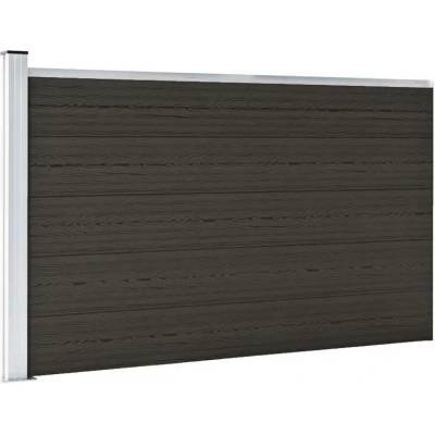 Nabytek XL Plotový dílec WPC 175 x 105 cm černý