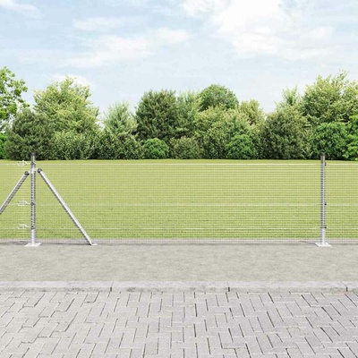 vidaXL Svařovaná drátěná plotina s betonovou základnou 25 x 0,4 m