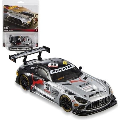 Mattel Hot Wheels Prémiové auto MERCEDES-AMG GT3 HMD44 1:43