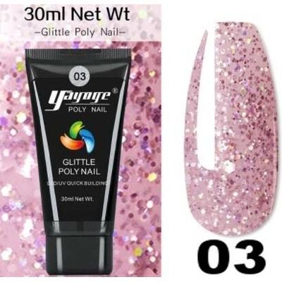 YAYOGE poly gel glitter 03 30 ml