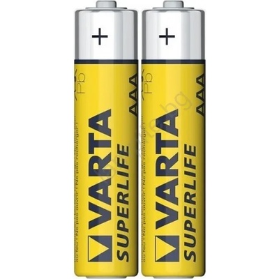 VARTA 2003 - 2 бр. Цинково/въглеродна батерия SUPERLIFE AAA 1, 5V (VA0022)