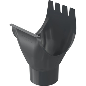 Bryza STAL Odkvapový žľab 150 / 100 mm čierny