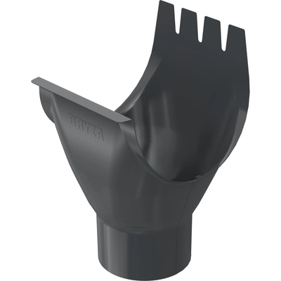 Bryza STAL Odkvapový žľab 150 / 100 mm čierny