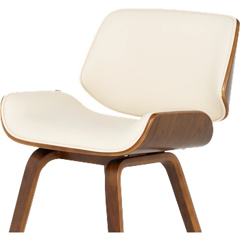 Carmen Трапезен стол Carmen 9976 - орех-крем (B3530308)