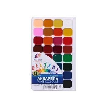 Луч Акварелни бои ЛУЧ Медов акварел 32 цвята