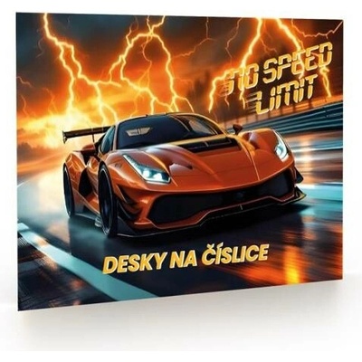 Desky na číslice auto 2