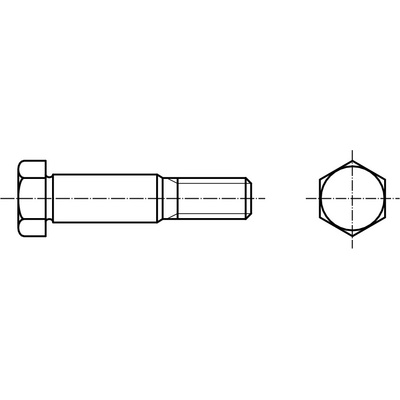 PROFISTYL DIN 610 lícovaný šroub šestihranná hlava krátký závit 8.8 černý Varianta: DIN 610 šroub lícovaný krátký závit 8.8 M8x70 – Hledejceny.cz