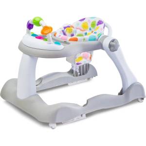 Caretero Toyz Бебешка Проходилка И Уокър 2В1 Footsie Grey Caretero Toyz (TOYZ-2053) Проходилка
