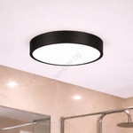 Brilagi - LED таванно осветително тяло за баня POOL LED/24W/230V Ø 30 см IP54 черно (BG3887)