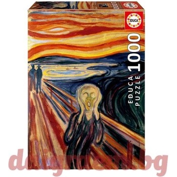 Educa Пъзел educa 20308 - 1000 части - Викът, Едвард Мунк (edu20308)