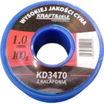 Pájecí cín s kalafunou, 1mm, 100g, Kraft&Dele KD3470 – Zboží Mobilmania