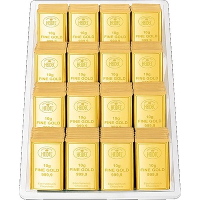 Heidel Mini čokoládky zlaté cihličky 108 x 10 g