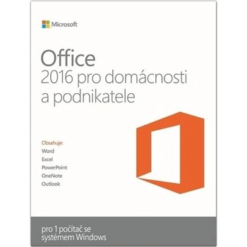 Microsoft OFFICE 2016 HOME AND BUSINESS CZ P2 (PRO PODNIKATELE)