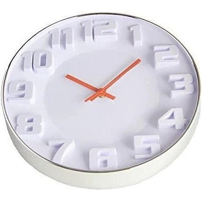 Дизайнерски стенен часовник ф30 см. бял 613-882740