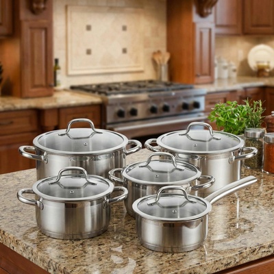 Tescoma President Sada 5 nerezových hrnců s pokličkami – Hledejceny.cz