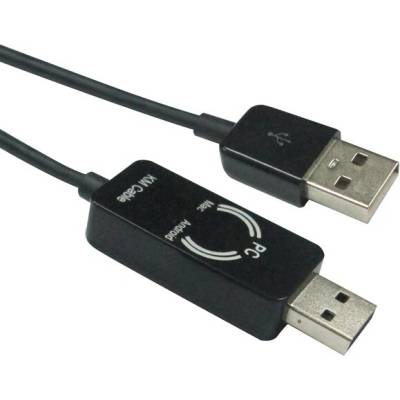 Roline 11.02.9180-10 USB 2.0 KM link PC/Android 2m černý
