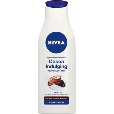 Nivea Cocoa Indulging vyživující tělové mléko pro suchou pokožku 250 ml