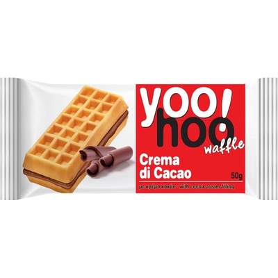 Yoohoo! waffle s kakaovou náplňou 50 g