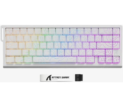 Attack Shark X68PRO HE biela