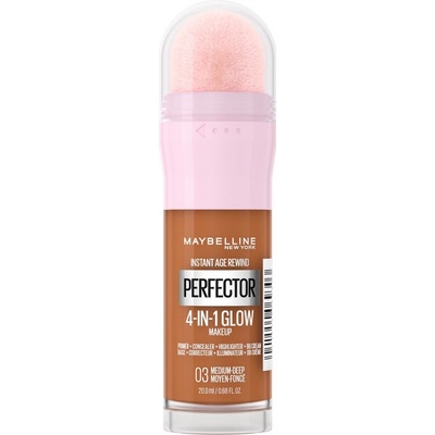 Maybelline Instant Perfector 4-in-1 rozjasňujúci make-up pre prirodzený vzhľad 03 Medium Deep 20 ml