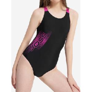 JOSS Цял бански Girls Training Printed Swimsuit - sportdepot - 16,53 лв